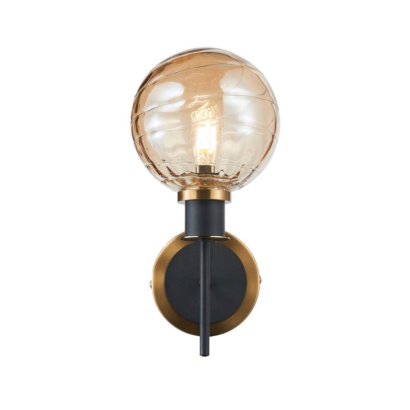 Gem Collection 1-Light Sconce with Amber Glass - AC11871AM