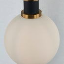 Gem Collection 4-Light Island/Pool Table with White Glass - AC11874WH