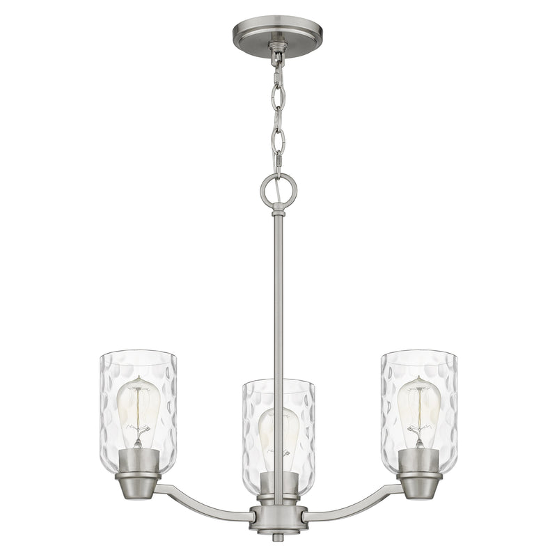 Acacia - 3lt Chandelier Brushed Nickel - ACA5020BN