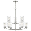 Acacia - 9lt  Multi-Tier Chandelier Brushed Nickel - ACA5029BN