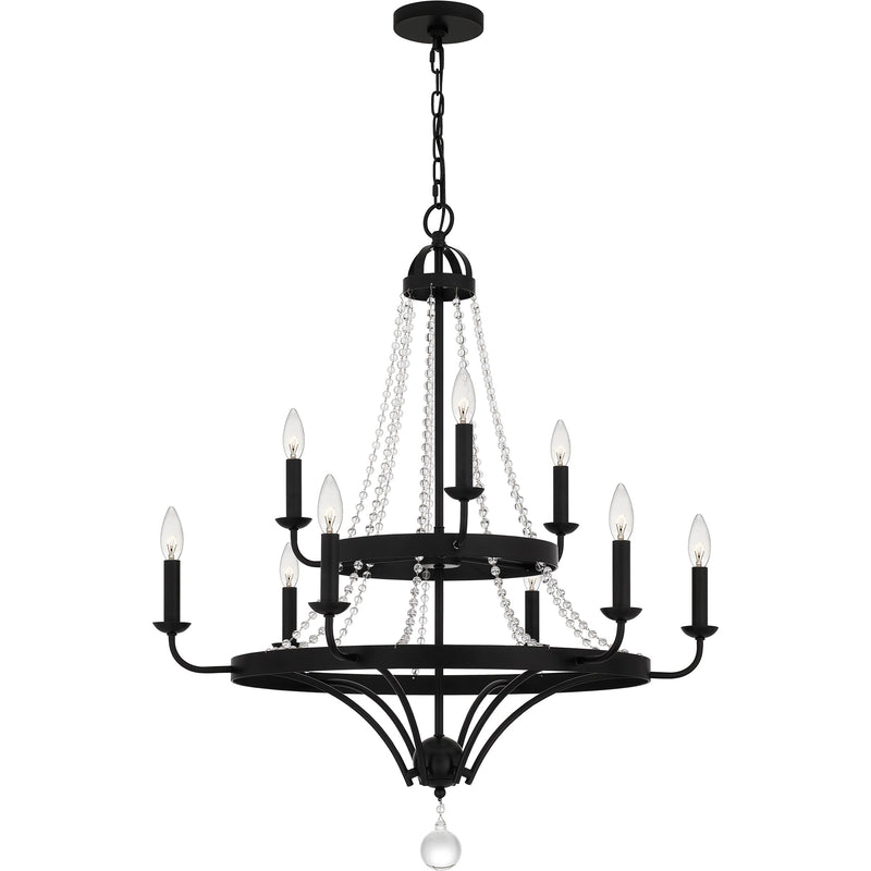 adl5030mbk - chandelier multi tier Matte Black - www.donslighthouse.ca