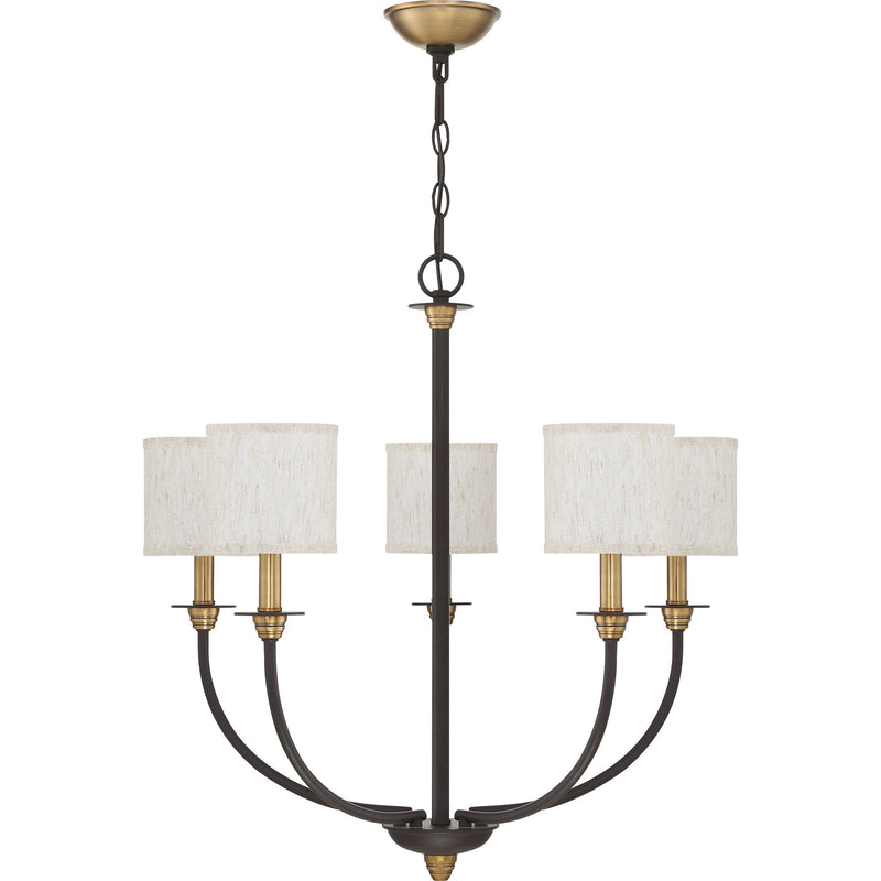 Audley - 5lt Chandelier Old Bronze - ADY5005OZ