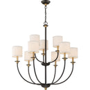 Audley - 9lt Multi-Tier Chandelier Old Bronze - ADY5009OZ