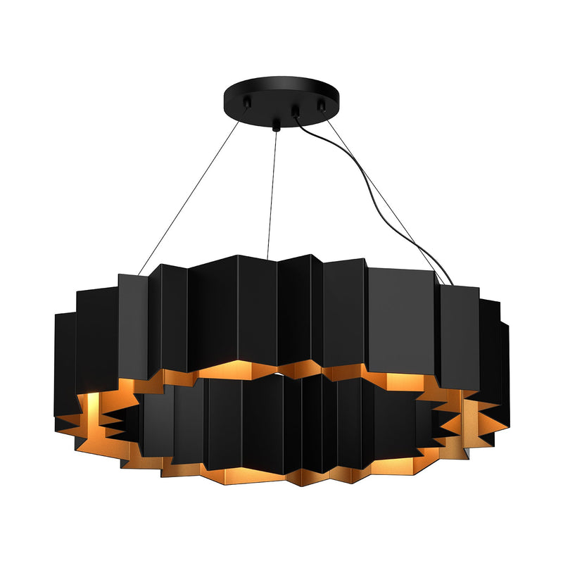 ch58030-bk-gd - chandelier Black/Gold - www.donslighthouse.ca