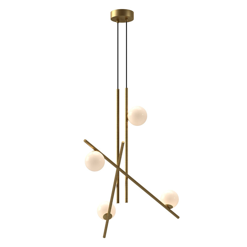ch89832-bg-go - chandelier Brushed Gold/Glossy Opal - www.donslighthouse.ca