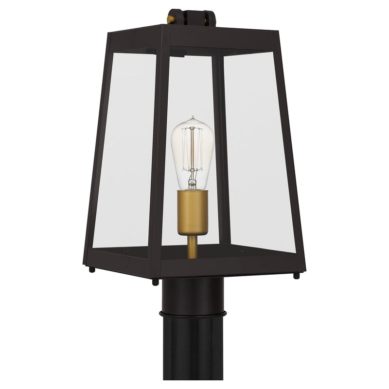 Amberly Grove - Outdoor post 1 light western bronze - AMBL9008WT