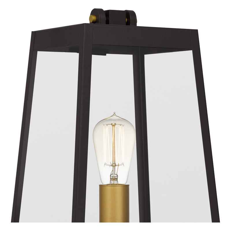 Amberly Grove - Outdoor post 1 light western bronze - AMBL9008WT