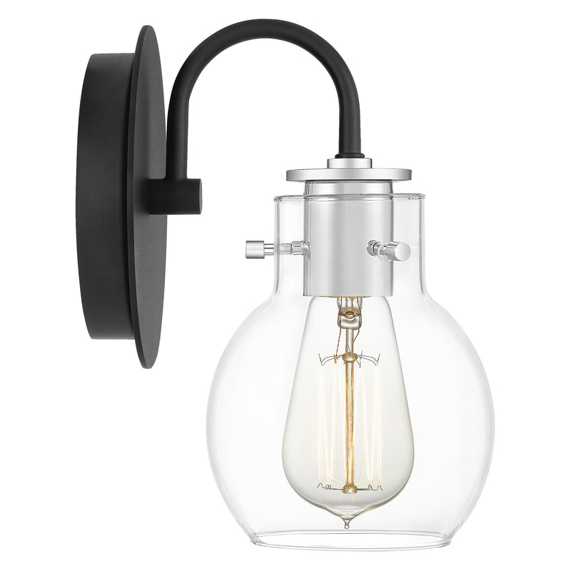 Andrews - Wall 1 light earth black - ANW8601EK