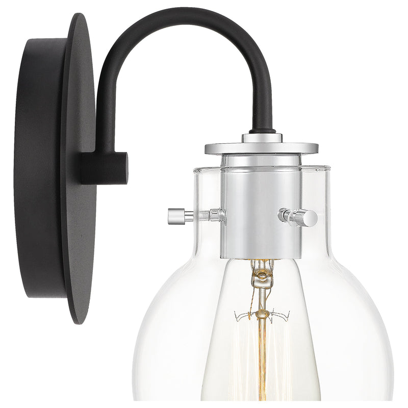 Andrews - Wall 1 light earth black - ANW8601EK