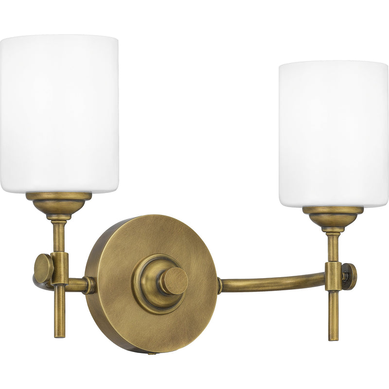 Aria - Bath 2 light weathered brass - ARI8615WS