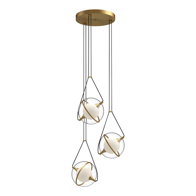 ch76718-bg - multi-light pendant Brushed Gold - www.donslighthouse.ca