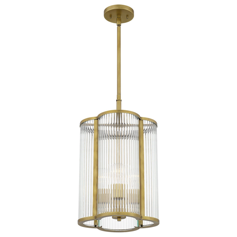 Aster - Mini pendant 1 light weathered brass - ASR1512WS