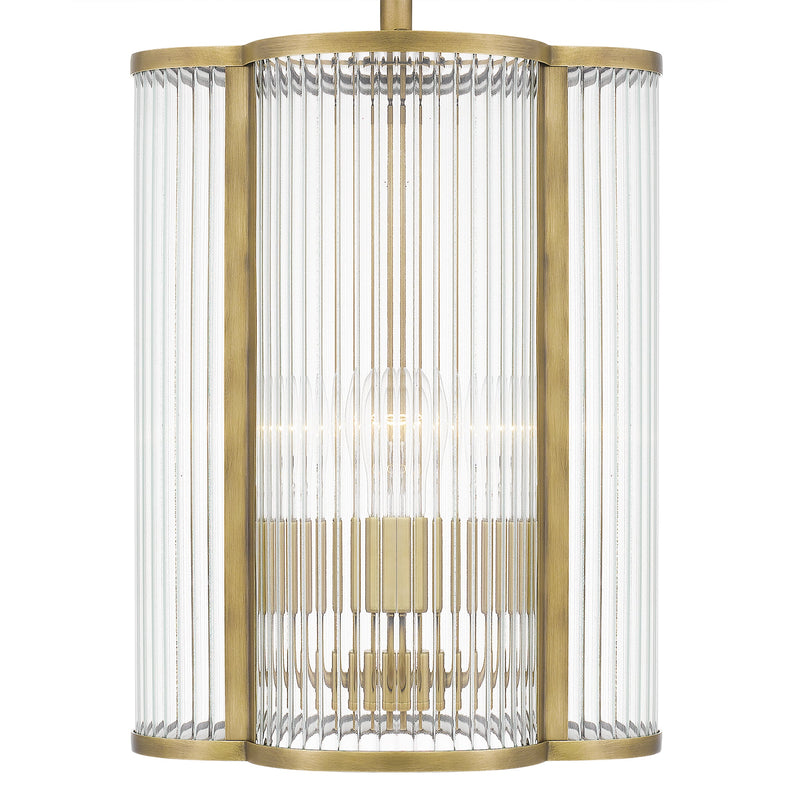 Aster - Mini pendant 1 light weathered brass - ASR1512WS