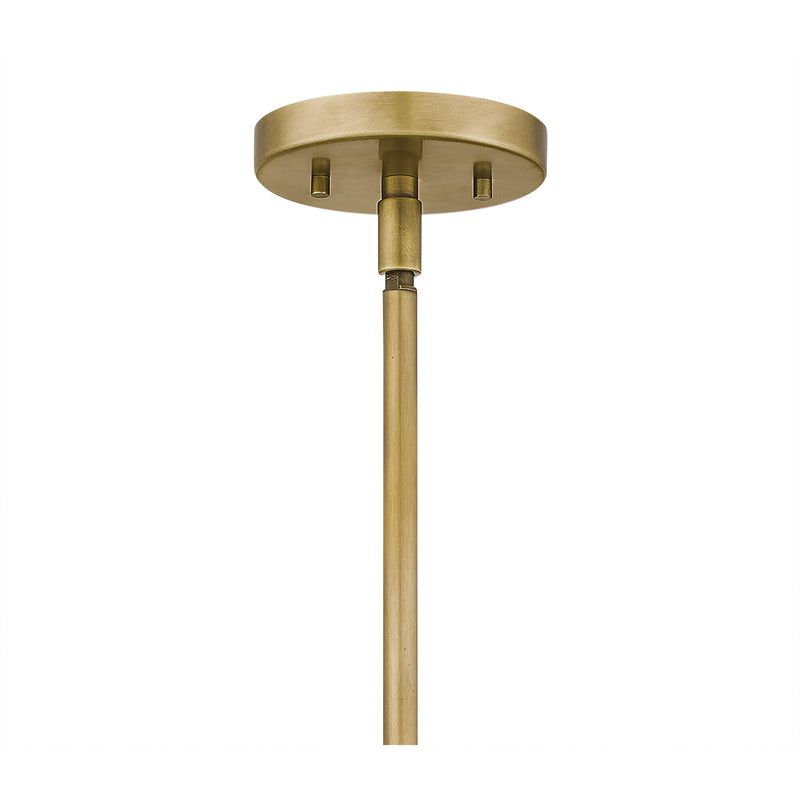 Aster - Mini pendant 1 light weathered brass - ASR1512WS