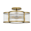 Aster - Semi flush 4 lights weathered brass - ASR1715WS