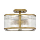 Aster - Semi flush 4 lights weathered brass - ASR1715WS