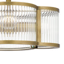 Aster - Semi flush 4 lights weathered brass - ASR1715WS