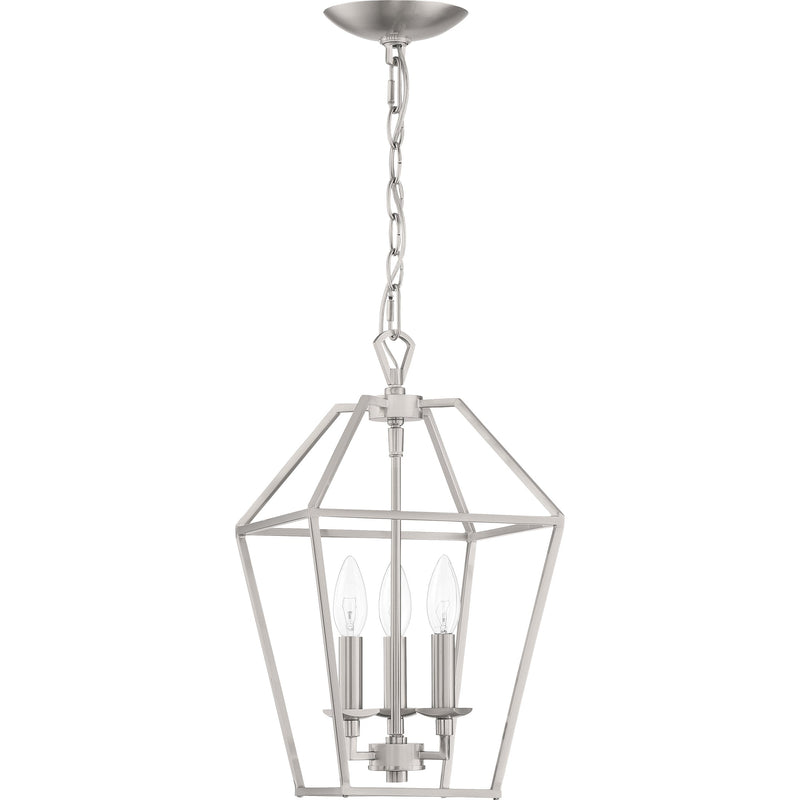 Aviary -  3lt mini chandelier brushed nickel - AVY5203BN