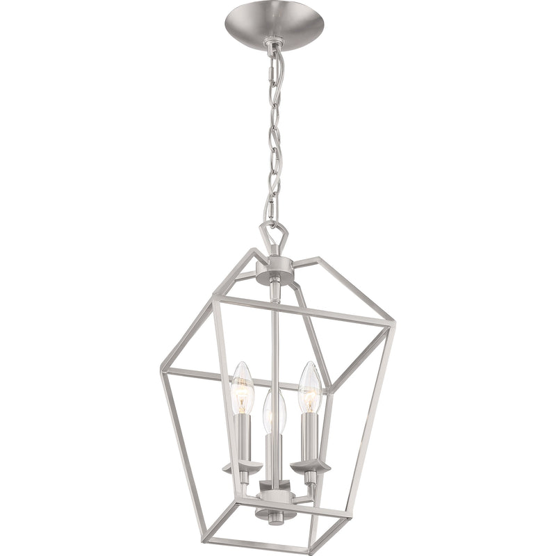 Aviary -  3lt mini chandelier brushed nickel - AVY5203BN