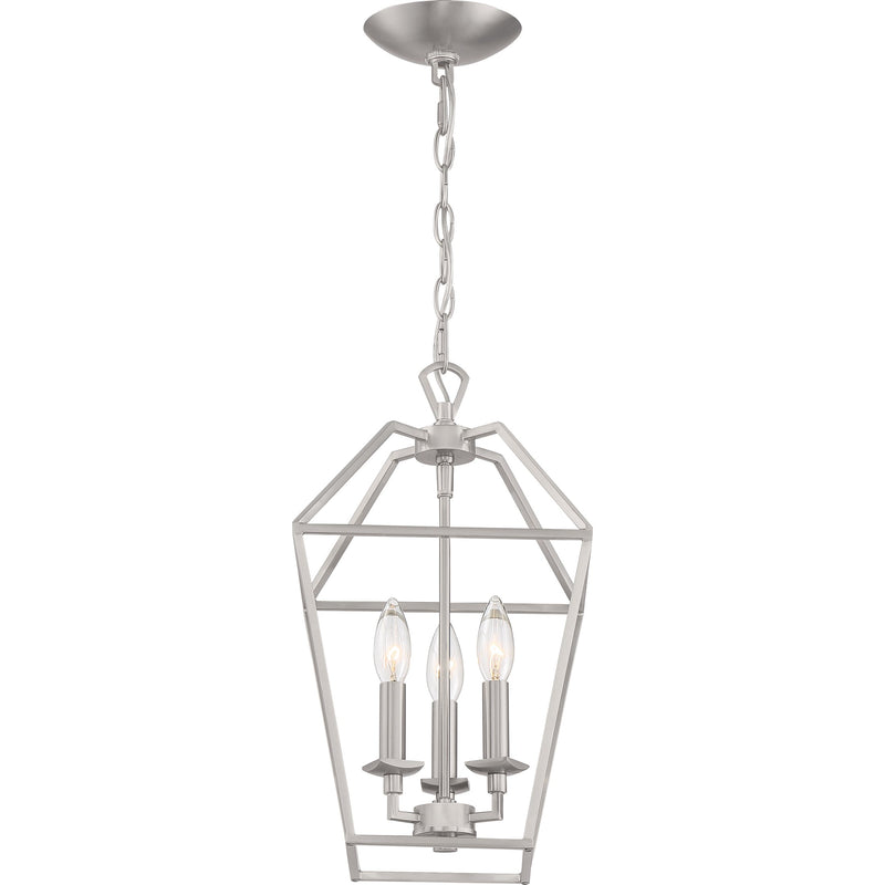 Aviary -  3lt mini chandelier brushed nickel - AVY5203BN