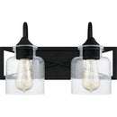 Bartley - Bath 2 lights matte black - BART8616MBK