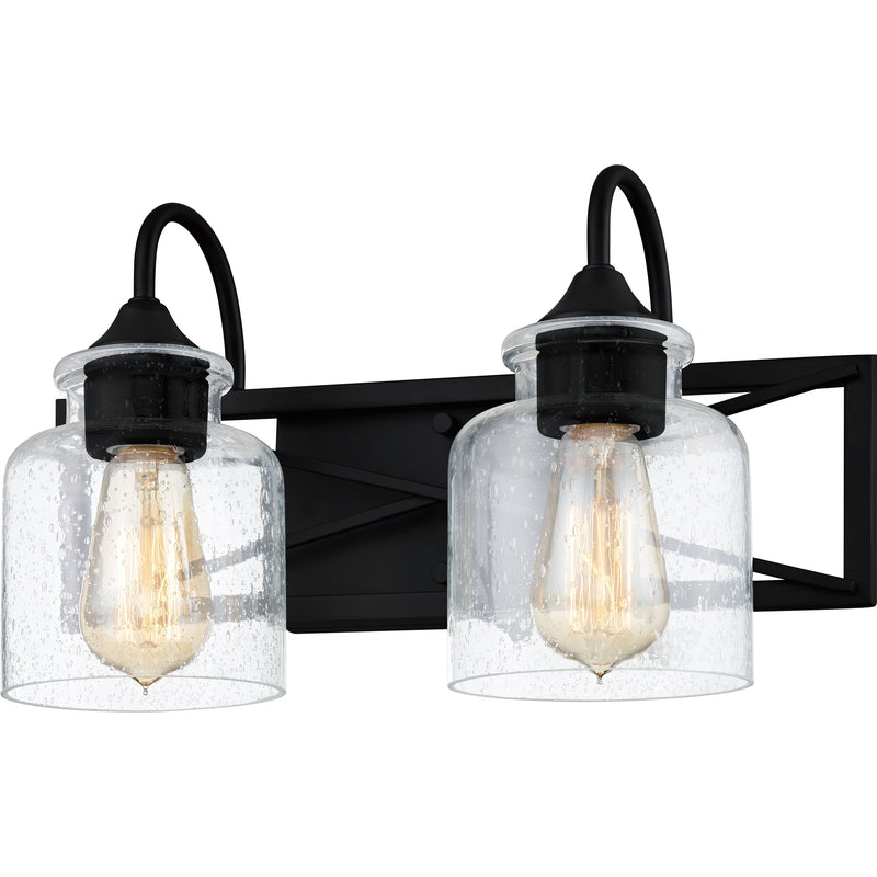 Bartley - Bath 2 lights matte black - BART8616MBK