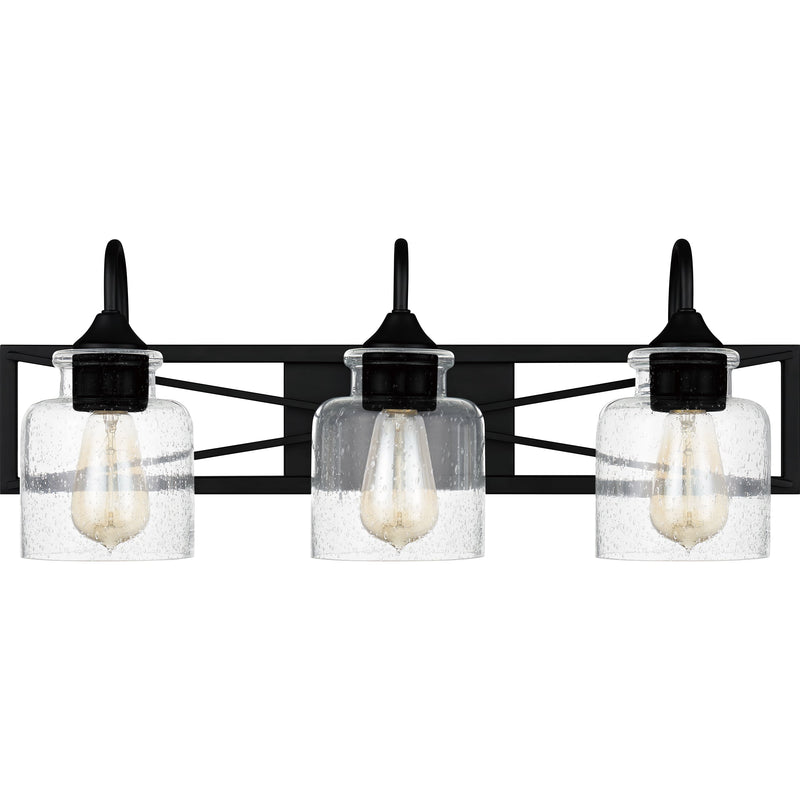 Bartley - Bath 3 lights matte black - BART8624MBK