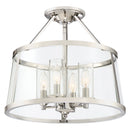 baw1716pk - semi flush Polished Nickel - www.donslighthouse.ca
