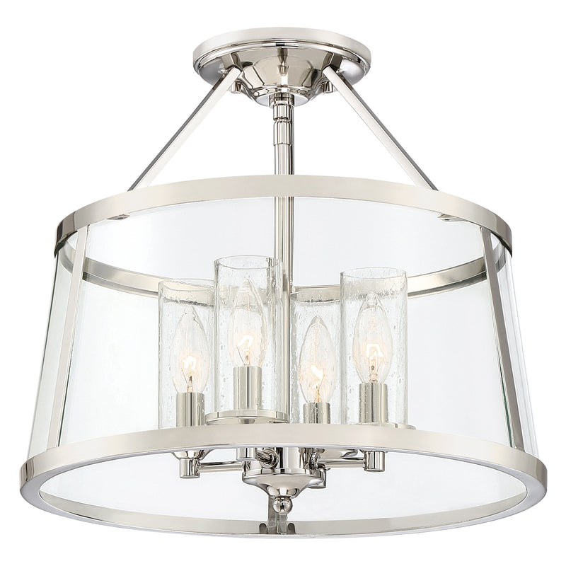 baw1716pk - semi flush Polished Nickel - www.donslighthouse.ca