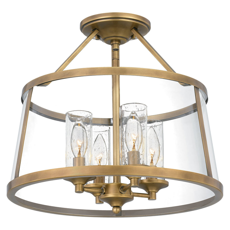 baw1716ws - semi flush Weathered Brass - www.donslighthouse.ca