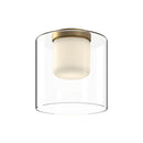 fm53509-bg-cl - flush mount Brushed Gold/Clear Glass - www.donslighthouse.ca