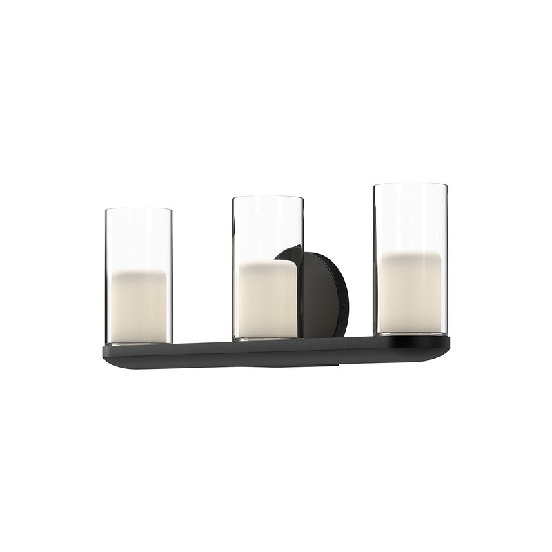 vl53519-bk-cl - vanity 3 light Black/Clear Glass - www.donslighthouse.ca