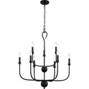 bla5027mbk - chandelier multi tier Matte Black - www.donslighthouse.ca