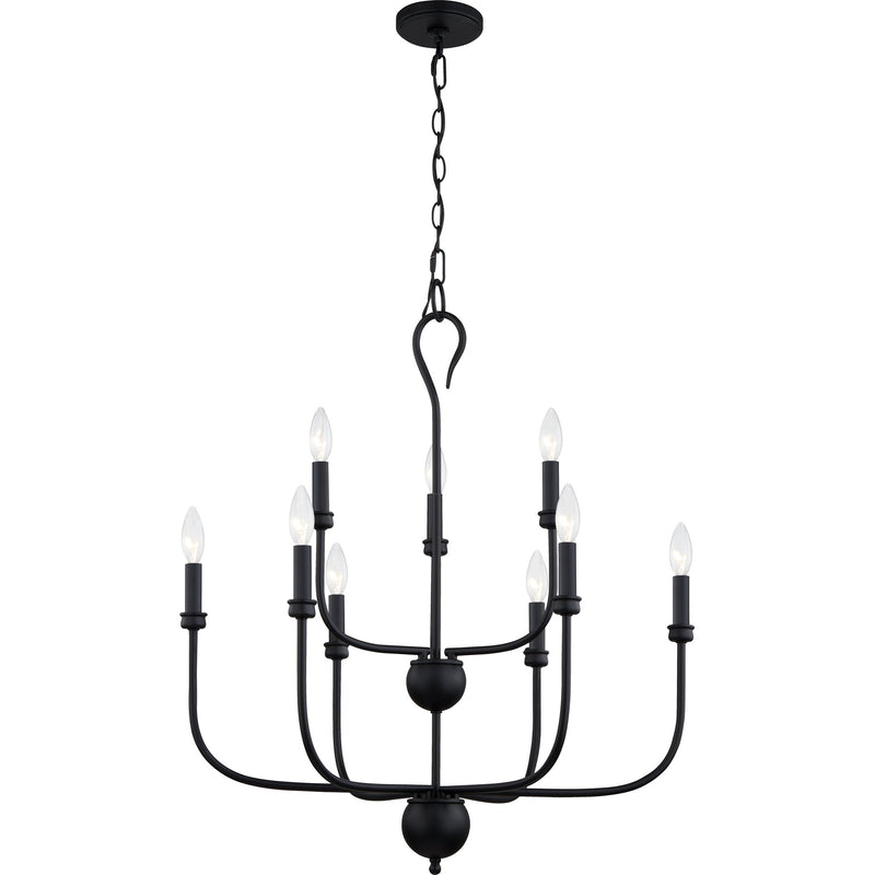bla5027mbk - chandelier multi tier Matte Black - www.donslighthouse.ca