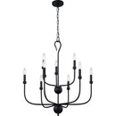 Blanche - Chandelier 9 light matte black - BLA5027MBK