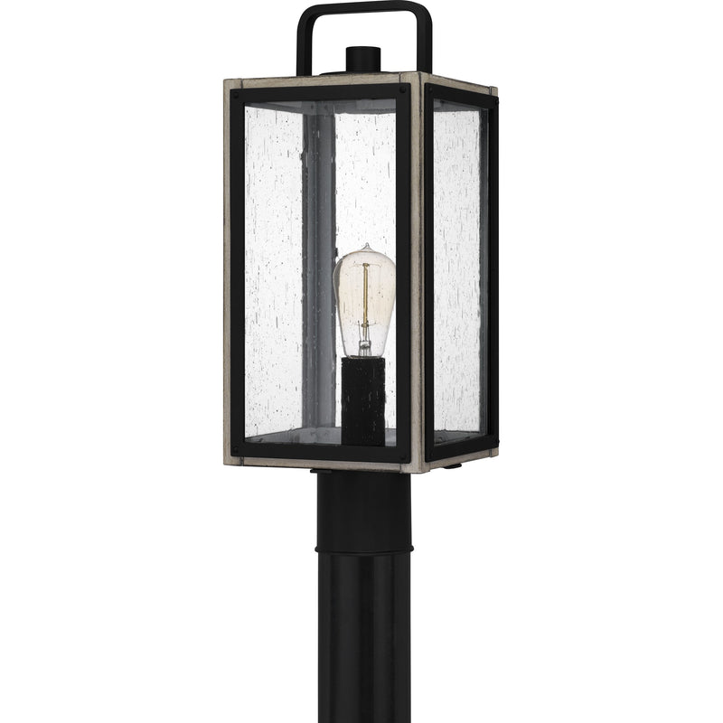 Bramshaw - Outdoor post 1 light matte black - BRAM9007MBK