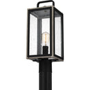 Bramshaw - Outdoor post 1 light matte black - BRAM9007MBK
