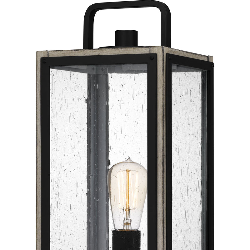 Bramshaw - Outdoor post 1 light matte black - BRAM9007MBK