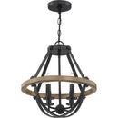 Bartlett - Pendant 4 light earth black - BRL2816EK
