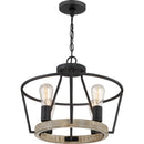 Brockton - Pendant 4 light grey ash - BRT2817GK