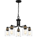btc5025mbk - chandelier Matte Black - www.donslighthouse.ca