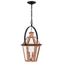 Burdett - Pendant 2 lights aged copper - BURD2816AC
