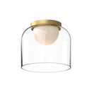 fm52508-bg-cl - flush mount Brushed Gold/Clear Glass - www.donslighthouse.ca