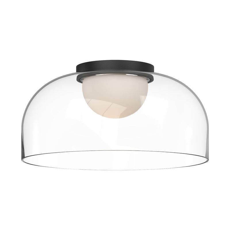 fm52512-bk-cl - flush mount Black/Clear Glass - www.donslighthouse.ca