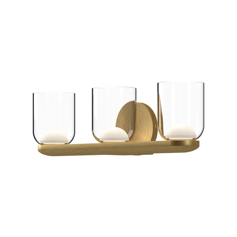 vl52520-bg-cl - vanity 3 light Brushed Gold/Clear Glass - www.donslighthouse.ca