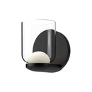 ws52505-bk-cl - wall light Black/Clear Glass - www.donslighthouse.ca