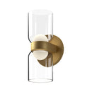 ws52511-bg-cl - wall light Brushed Gold/Clear Glass - www.donslighthouse.ca