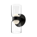 ws52511-bk-cl - wall light Black/Clear Glass - www.donslighthouse.ca
