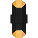 chs8307mbkg - outdoor wall Matte Black Gold - www.donslighthouse.ca