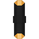 chs8407mbkg - outdoor wall Matte Black Gold - www.donslighthouse.ca